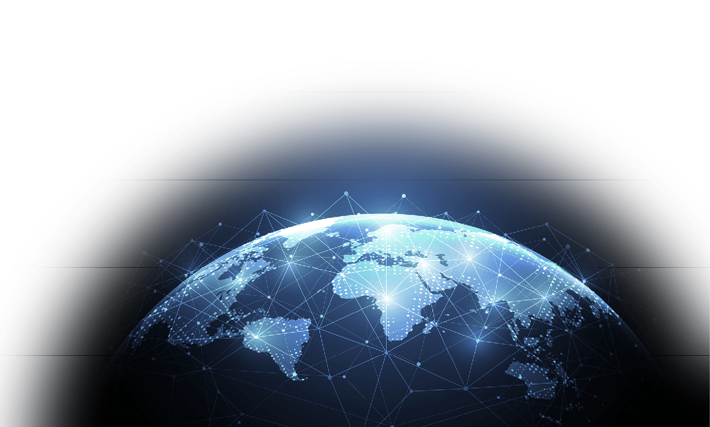 Global network connection. World map point and line composition concept of global business. Vector Illustration