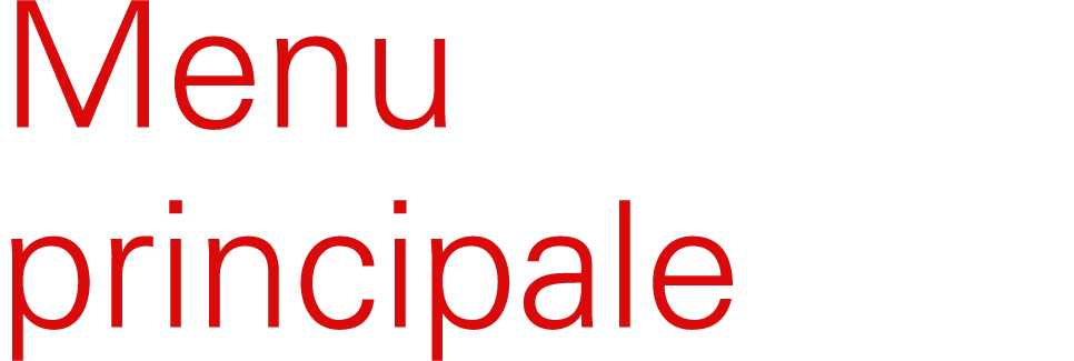 Menu principale