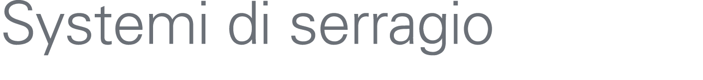 Systemi di serragio
