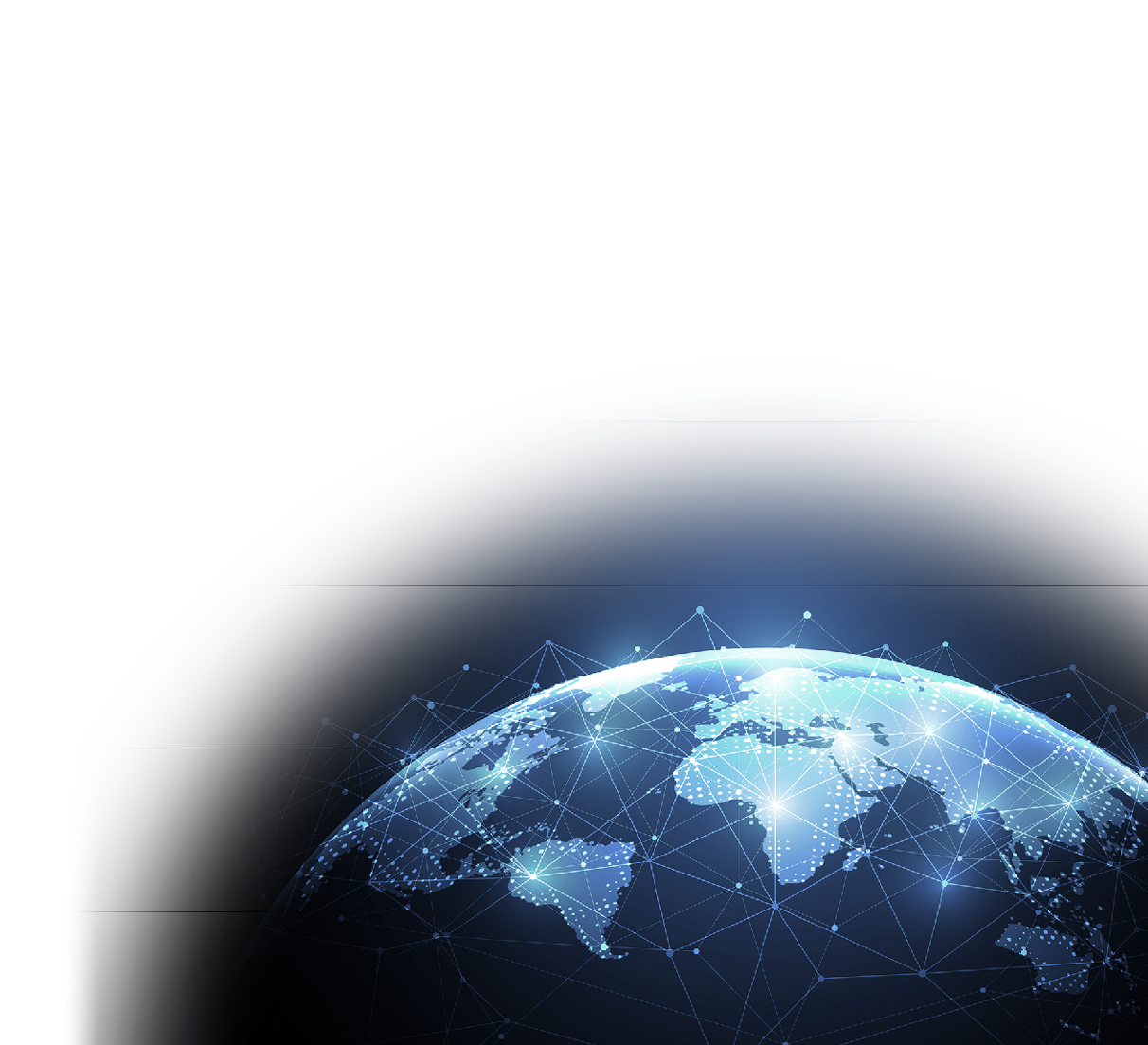 Global network connection. World map point and line composition concept of global business. Vector Illustration