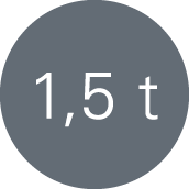 1,5 t