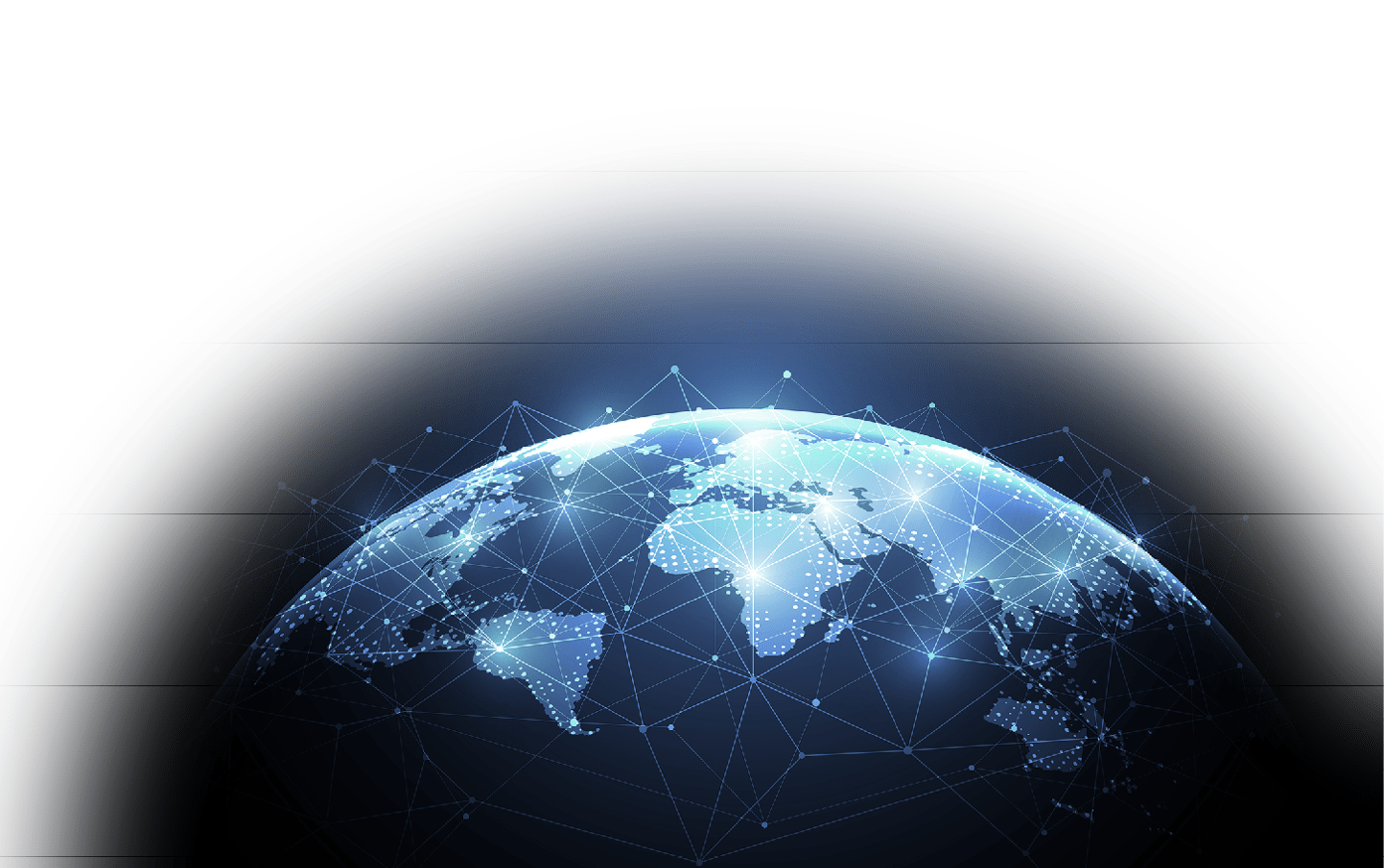 Global network connection. World map point and line composition concept of global business. Vector Illustration