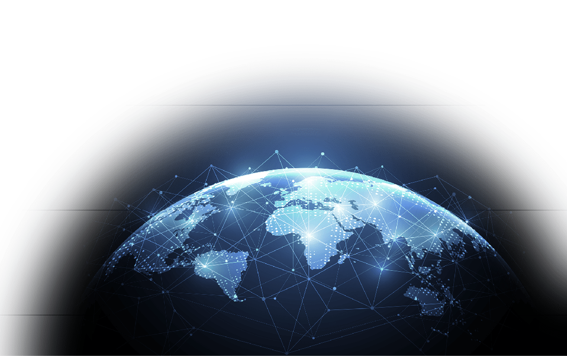 Global network connection. World map point and line composition concept of global business. Vector Illustration