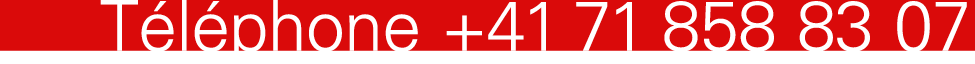 T l phone +41 71 858 83 07